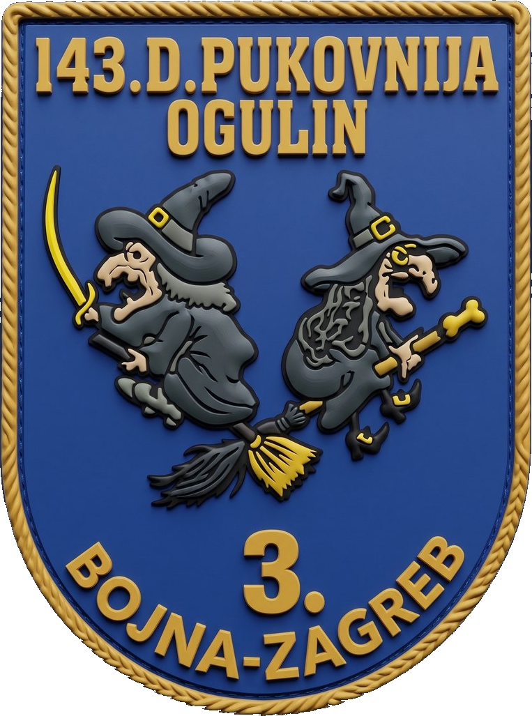 143. D. Pukovnija Ogulin 3. Bojna-Zagreb