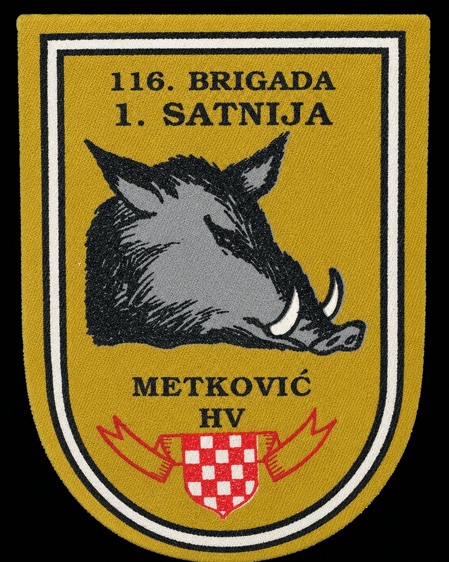 1. Satnija 116. brigada Hrvatske vojske – Metković