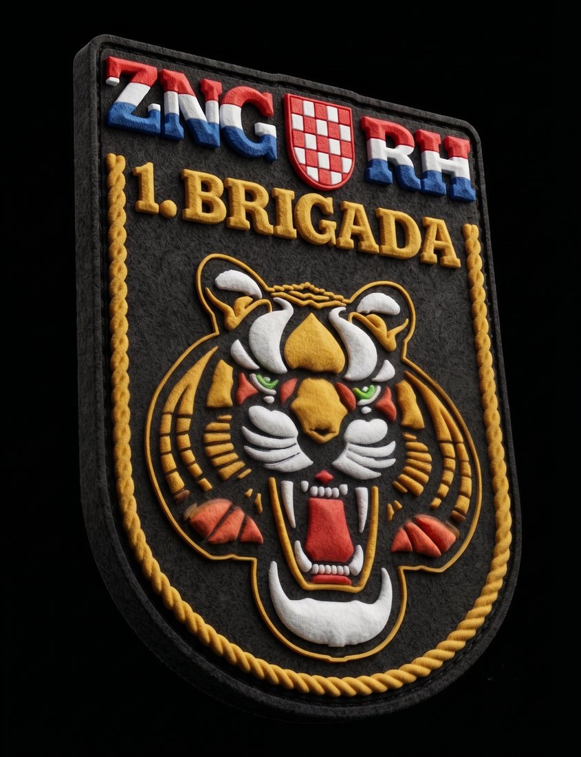 1. brigada ZNG Republike Hrvatske – Zagreb — 3D