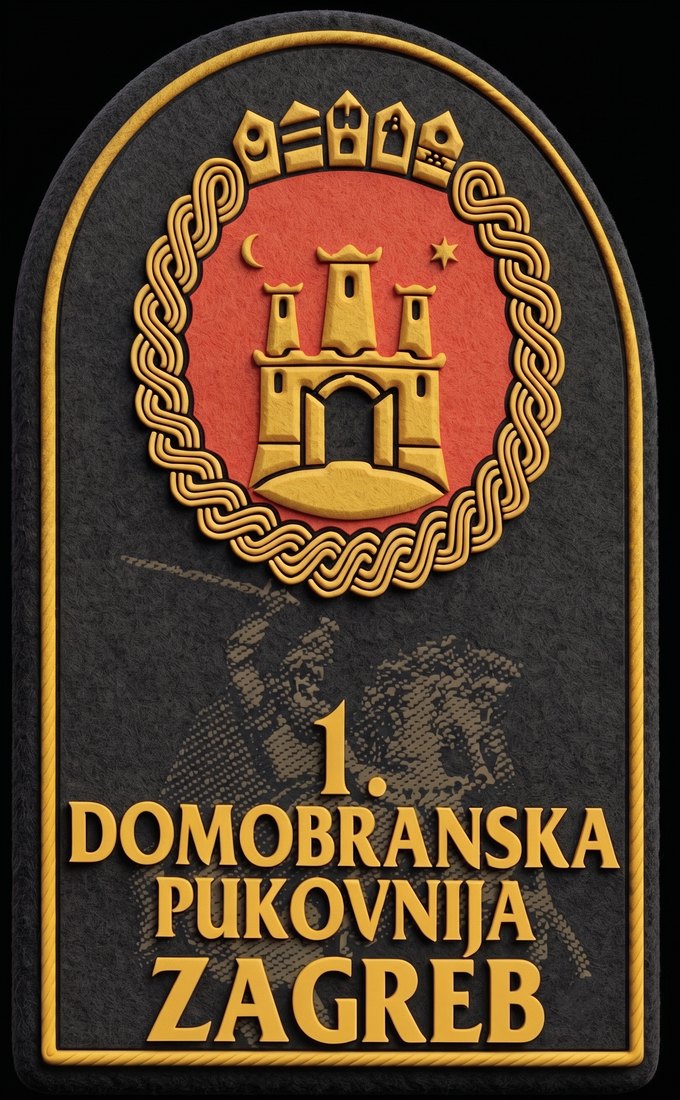 1. domobranska pukovnija – Zagreb — 3D