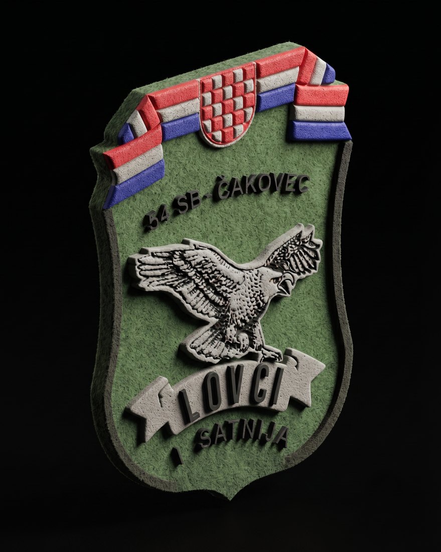 1. satnija 54. samostalne bojne – Čakovec — 3D