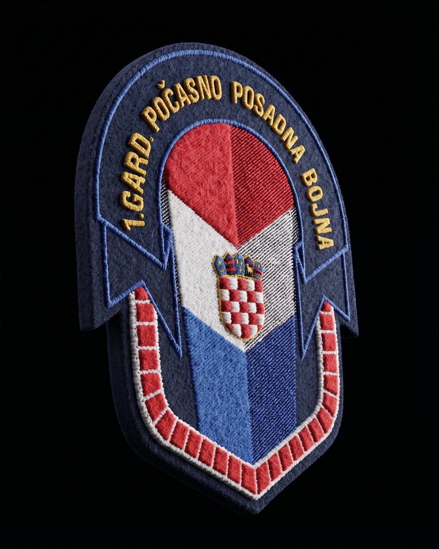 1. gardijska počasna posadna bojna — 3D